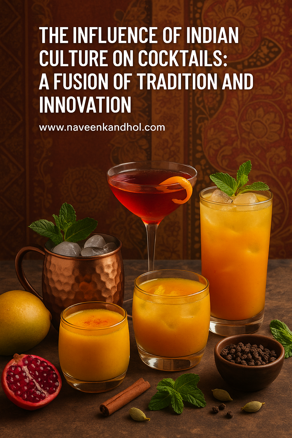 🥂 The Influence of Indian Culture on Cocktails: A Fusion of Tradition & Innovation